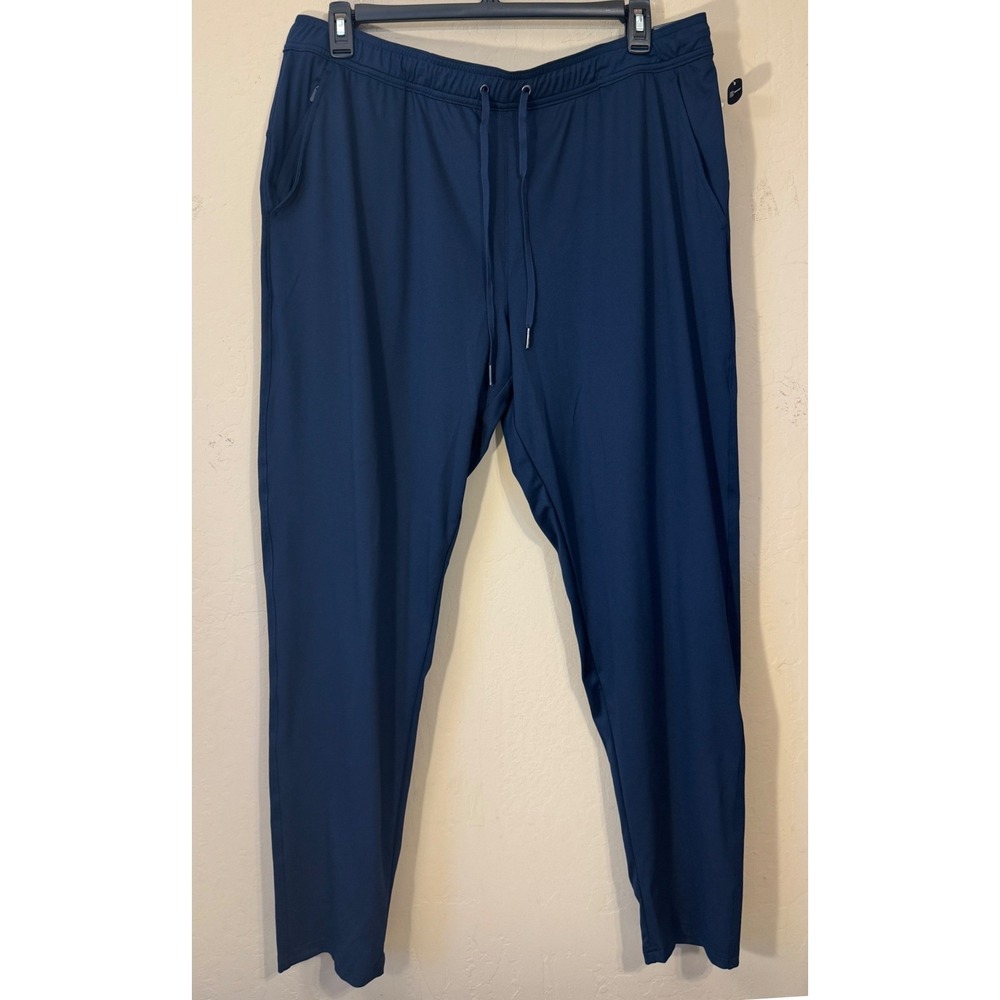 Xersion Pants Mens XLT Navy Blue EverUltra-Lite SlimFit Quick-Dry Activewear NEW
